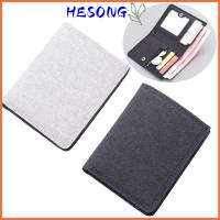 HESONG Zip Fashion Canvas Men Short Wallet Mini Coin Purse Card Holder Multi-functional