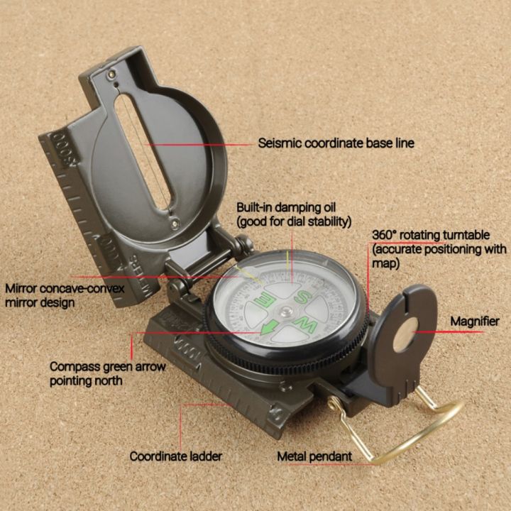 high-precision-american-compass-multiftional-military-green-compass-north-compass-outdoor-car-compass-survival-gear