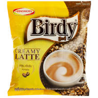 BIRDY เบอร์ดี้ กาแฟปรุงสำเร็จ 3 อิน 1 ครีมมีลาเต้ 15.5 กรัม ( x 27 ซอง)
