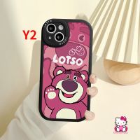 เคสโทรศัพท์มือถือแบบนิ่ม ลายการ์ตูนหมี สตรอเบอร์รี่ ทอยสตอรี่ สําหรับ OPPO A17 A15 A16 A12 A5s A7 A17K A54 A1K A96 A95 A55 A77s A57 A16K A74 A16E A76 A3s A94 Reno 8 7 7Z 5F 6 A53 A92 A9 A5 A31 เคส