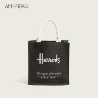 Korean Style Sack Portable Bag 2023 New Fashion Tote Cotton And Linen Gunnysack Casual Eco-Friendly Shopping Bag