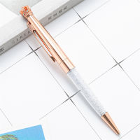 Roller Spinning School Luxury Crystal Ballpoint Pen Writing Pen
