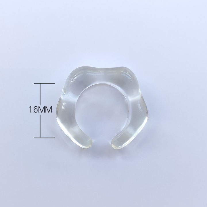 cod-แหวนเรซินแบบปรับได้แบบเรียบง่ายสไตล์ญี่ปุ่น-ins-แหวนอะคริลิคเครื่องประดับชิงเต่าเย็น