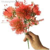 one Fake Carnation Bunch 10 heads Dandelion Plastic Taraxacum Chrysanthemum Ball Plant for Wedding Home Table Flower Decoration