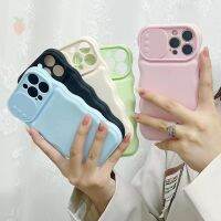 สีลูกอม Y2k เคสป้องกันกล้องแบบเลื่อนได้สำหรับ iPhone 14Promax 13pro 12 11 Pro Max 78Plus XXS เคสโทรศัพท์แบบเต็มรูปแบบ