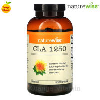 น้ำมันดอกคำฝอย ซีแอลเอ Naturewise CLA 1250 1000mg 180 Softgels ซีแอลเอ คอนจูเกตเต็ด ไลโนลิอิค แอซิท