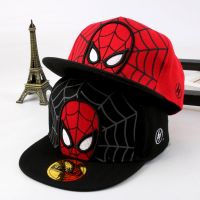 Anime Figure Childrens Baseball Cap Cartoon Spiderman Boys Flat-Edge Hip Hop Hat Baby Caps 2-8Y