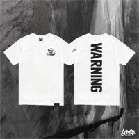 Just Say Bad ® เสื้อไซส์ใหญ่ 3XL 4XL รุ่น Warning ขาว (ลิขสิทธิ์แท้) เสื้อยืดคนอ้วน / เสื้อคนอ้วน BS