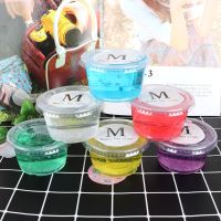 110ml Crystal Slime Ball Fluffy DIY Polymer Clay Super Light Soft Cotton Charms For Slime Kit Antistress Toys For Kids