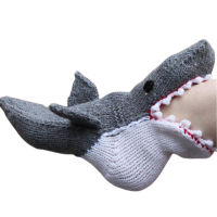 Knit Crocodile Socks for WomenMen Creative Animal Shape Ankle Socks Winter Warm Knit Crocodile Socks Supply Indoor Floor Wear