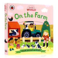 Original English picture book little world on the farm: on the basis of the Enlightenment of farm childrens scenes, cognitive parents and children read educational picture story books and mechanism operation paperboard books together