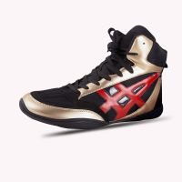 Professional Wrestling Sneakers Men Women Breathable Boxing Sport Shoes Size 36-45 Gold Weight Boxing Fighting Boots