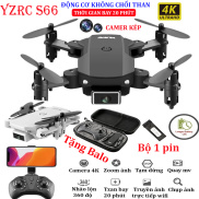 TẶNG TÚI ĐỰNG- Flycam mini YLR C S66 Camera 4K hai camera kép góc rộng