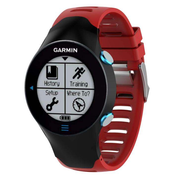 ใช้ได้กับ-garmin-forerunner-610สายนาฬิกาข้อมือซิลิโคนนิ่มสายรัดข้อมืออะไหล่สายสำหรับการ์มิน-forerunner-610-smartwatch-carterfa