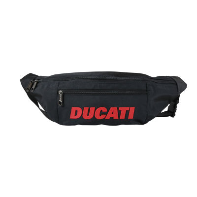 DUCATIกระเป๋าคาดเอวลิขสิทธิ์แท้ดูคาติ ขนาด 44x19x10 cm. DCT49 202 สีดำ