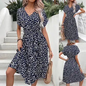 Casual a line dresses sale with sleeves