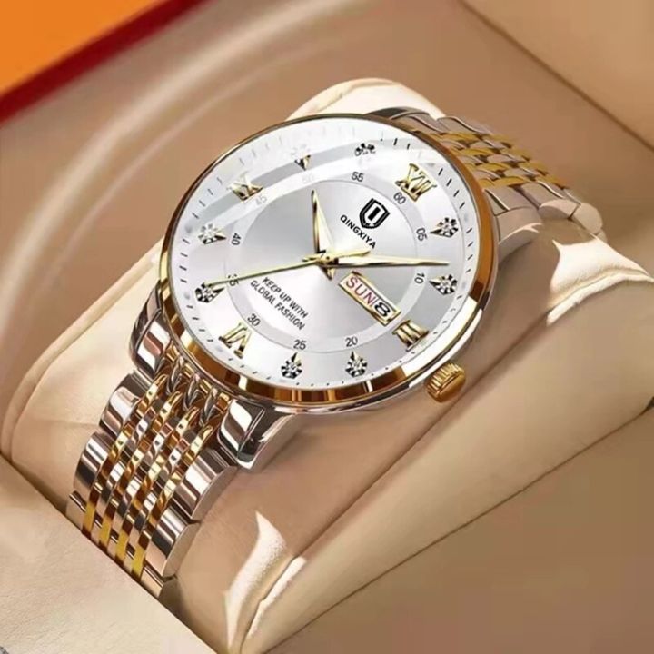 qingxiya-2022-new-mens-watches-luminous-hands-waterproof-luxury-gold-plated-stainless-steel-quartz-watch-fashion-business-watch