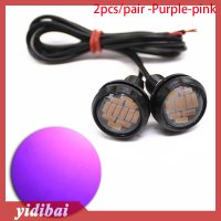 yidibai 2ชิ้นไฟ LED รูปนกอินทรีสำหรับรถยนต์4014 12SMD 23มม. ไฟสำรองไฟสัญญาณเลี้ยวสำหรับรถยนต์ไฟป้ายทะเบียนอัตโนมัติ