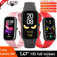 LIGE Smart Wristband Waterproof Sport Woman Smart Watch Men Monitor Fitness celet For Xiaomi