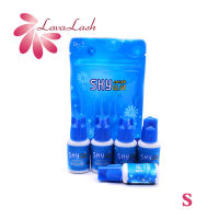 5 Bottles Sky Glue S Type Blue Cap Korea Eyelash Extensions 5ml Beauty Shop Lasting Low Stimulation Makeup Tools Sealed Bag