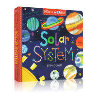 English original picture book Hello World Solar System paperboard Book Hello science small world solar system childrens Science Encyclopedia childrens stem enlightenment picture book