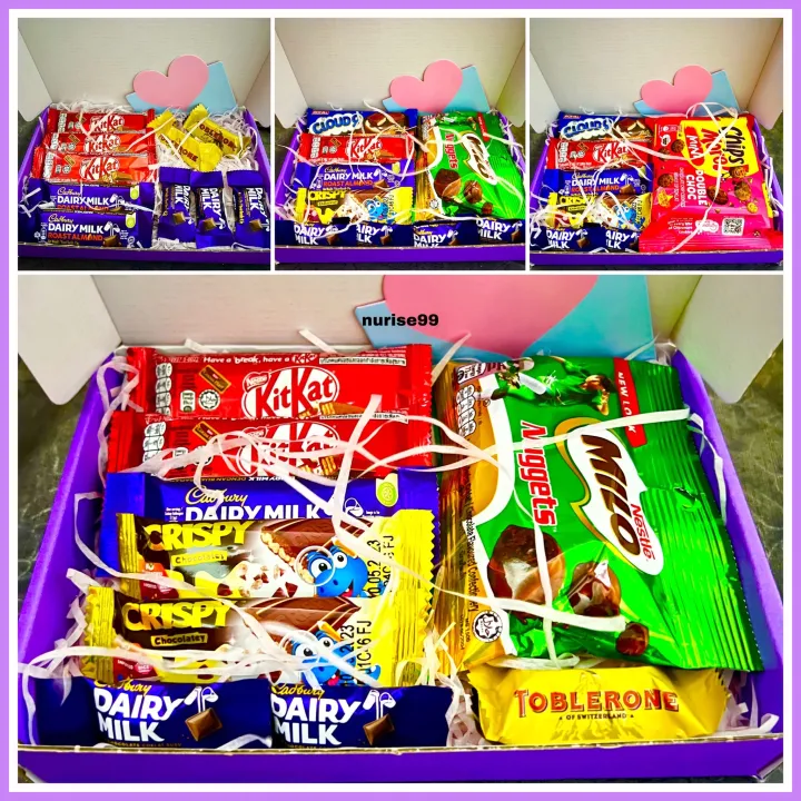 Gift Box Birthday / Chocolate Box / Gift Box Chocolate / Coklat Box ...