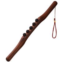 ELOS-48Cm Long Wooden Spa Muscle Fascia Body Leg Relaxing Tool Cellulite Blaster Guasha Scraping Stick Fast Large Area