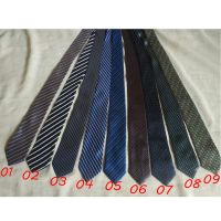 HITAM PUTIH MERAH PRIA Tie Men Adhesive Blue Striped Trend Office Q4S2 Vintage Instant Satin Black Thick Batik nded Simple Work Ribbon Wedding Plain White Jumbo Free Shipping Small Party