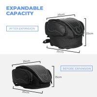 Motorcycle Tail Bag Retro Waterproof PU Motorbike Tool Bag Rear Seat Bag Backpack For Z750 800 CBR1000 For BMW R1250GS R1200GS