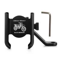 Motorcycle Phone Holder Fixing Rack Aluminum Alloy Fixed Bracket Modified Fitting Cycling Accessories Cellphone Mount Racks