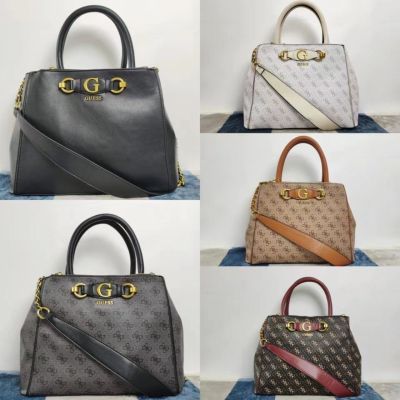 GUESS printed solid color portable large-capacity chain tote bag briefcase one-shoulder messenger bag