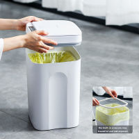 Smart Induction Trash Can Automatic Inligent Sensor Dustbin Electric Touch Trash Bin for Kitchen Bathroom Bedroom Garbage