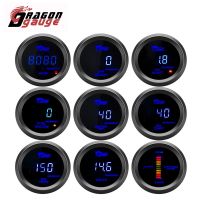 DRAGON GAUGE 52mm Tachometer RPM Vacuum Boost PSI/BAR Water Temp Oil Temp Oil Press Air-Fuel Ratio Voltmeter Digital Car Gauge