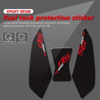 3D Transparent epoxy resin Fit FOR BMW R1250RS R1200RS 2014-2022 Motorcycle Tank Pad Sticker Carbon Fiber texture