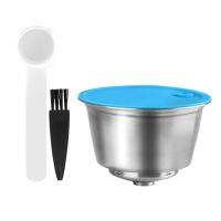 Reusable Capsula for Dolce-Gusto,Stainless Steel Coffee Filter for Nescafe/Dolce-Gusto Set (with Spoon&amp;Brush)