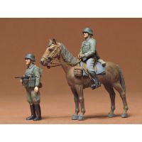 [ชุดโมเดลสเกลประกอบเอง] TAMIYA 35053 1/35 GER. MOUNTED INFANTRY โมเดลทามิย่าแท้ model