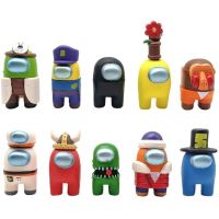 10PcsSet Cartoon Games Among Us PVC Toy Anime Figurine Action Figure Model Dolls Decoration For Kids Birthday Gifts