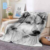 Animal Blanket Dream Catcher Wolf Eagle Decoration Sofa Bedspread Winter Flannel Unique Soft Warm Clutch Fleece Gift aa123