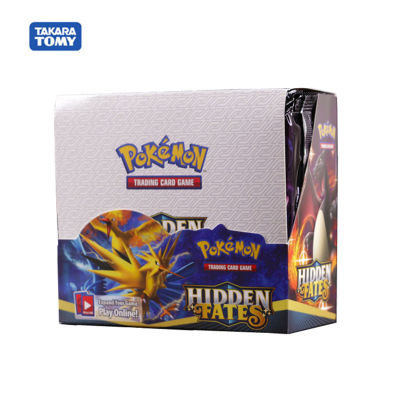 Card Toys 324pcs Pokemon Cards Booster Box GX EX Hidden Fates Evolutions Sword Shield Collectible Trading Card Game Toy Gift