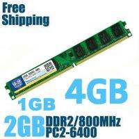 คุณภาพสูงยี่ห้อใหม่ปิดผนึก DDR2 800 เมกะเฮิร์ตซ์/PC2 6400 1 กิกะไบต์ 2 กิกะไบต์ 4 กิกะไบต์เดสก์ท็อป RAM หน่วยความจำเข้ากันได้กับ DDR 2 667 เมกะเฮิร์ตซ์/533 เมกะเฮิร์ตซ์ 2 กิกะไบต์