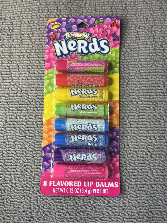 Rainbow Nerds Flavored Lip Balms Net Wt. 0.12 Oz (SOLD PER PIECE ...