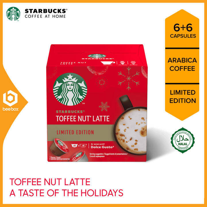 [LIMITED EDITION] Starbucks Toffee Nut Latte by NESCAFÉ Dolce Gusto