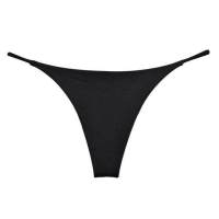 Clothing Underpants Briefs T-Back Female Summer Underwear Lingerie Thongs Low-Rise Panties Women G-String Sexy 1Pcs