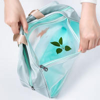 Dry And Wet Waterproof Bath Cosmetic Bags Womens Transparent Makeup Daily Toiletries Storage Organizer Large Capacity Wash Bag