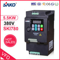 เครื่องแปลง5.5KW SKI780 380V ตัวแปรความถี่ VFD ไดรฟ์อินเวอร์เตอร์สำหรับมอเตอร์ตัวควบคุมความเร็วขายดีที่สุด