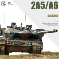 TK7201ชายแดน1/72 2A5หลักเยอรมัน/A6ชุดสร้างหุ่นประกอบรถถังประจัญบานสำหรับทำ DIY ของเล่นพลาสติก S Hoy