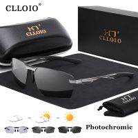 【hot】❐✶✜  CLLOIO 2023 Photochromic Sunglasses Men Polarized Glasses Day Night Driving Chameleon Anti-glare Sport Oculos de sol