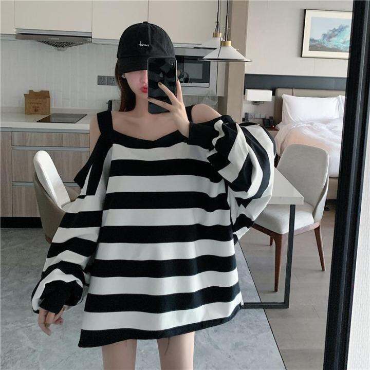 qweek-striped-sweatshirt-women-harajuku-gothic-hoodie-clothes-cotton-korean-long-sleeve-off-shoulder-kawaii-tops-oversize-kpop