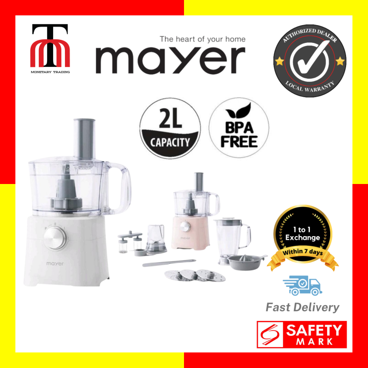 Mayer 2L MultiFunctional Food Processor (MMFP402) Lazada Singapore