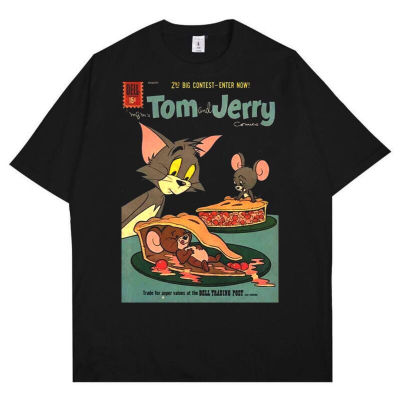 OO เสื้อยืด พิมพ์ลายการ์ตูน Tom AND JERRY Comic Issue | เสื้อยืด ลายการ์ตูน สําหรับเด็ก | ผู้ใหญ่ สีดํา ยุค 30S-5XL